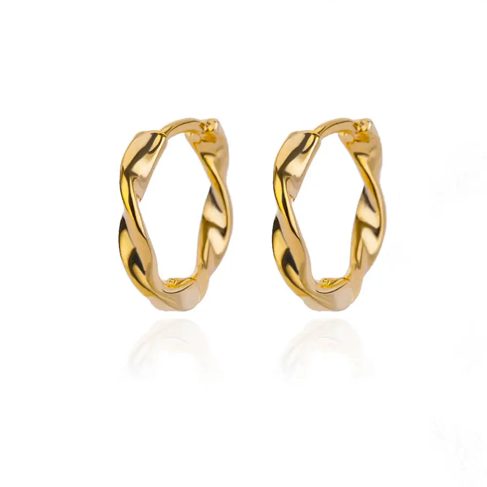 Minimalist Pearl Drop Earrings — Stainless Steel