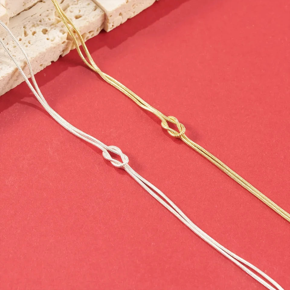 Minimalist Snake Chain Bracelet — Stainless Steel
